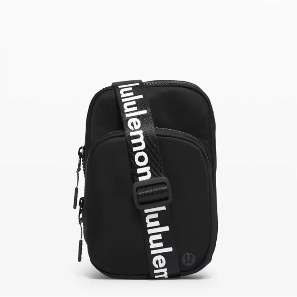 Lululemon The Rest is Written 2L Crossbody Bag Black and White